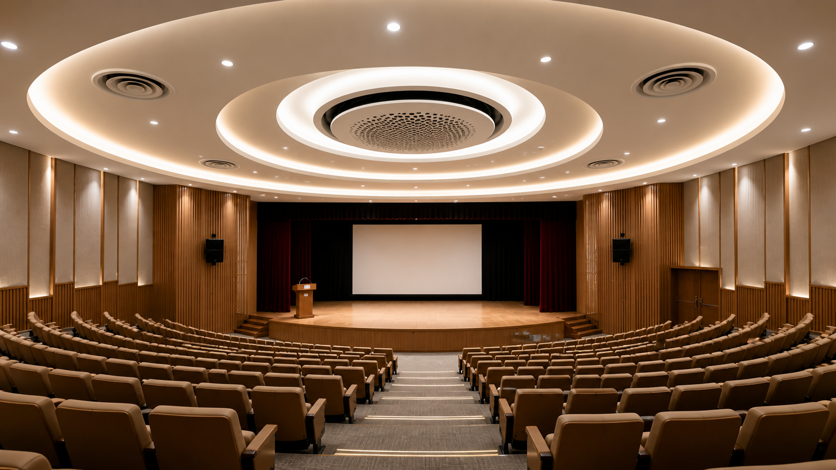 Auditorium HVAC Solution for IIT Alumni Facility from Rao and Co